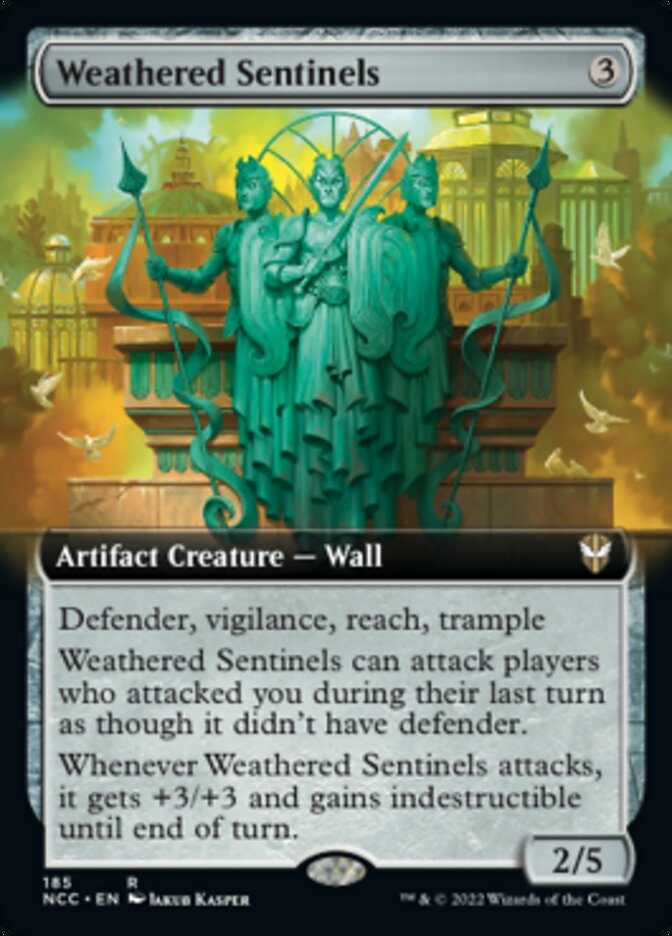 Weathered Sentinels (Extended Art) [Streets of New Capenna Commander] | Dragon's Lair Comics and Fantasy Houston TX