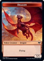 Dragon // Thopter Double-Sided Token [Kaldheim Commander Tokens] | Dragon's Lair Comics and Fantasy Houston TX