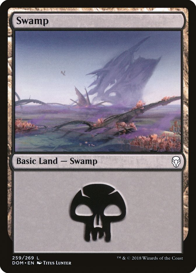 Swamp (259) [Dominaria] | Dragon's Lair Comics and Fantasy Houston TX