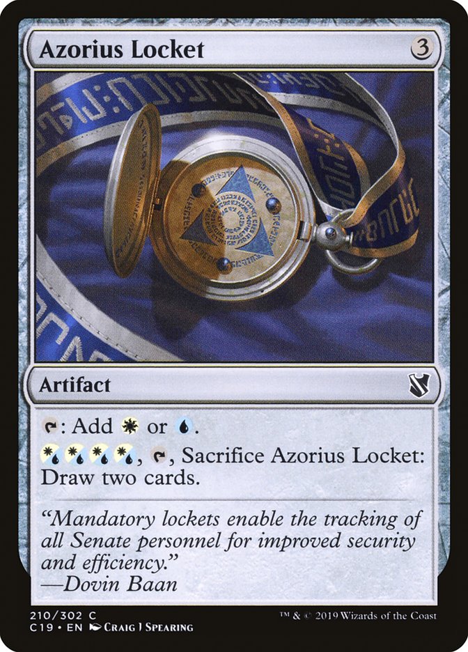 Azorius Locket [Commander 2019] | Dragon's Lair Comics and Fantasy Houston TX