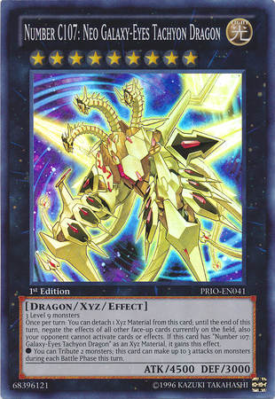 Number C107: Neo Galaxy-Eyes Tachyon Dragon [PRIO-EN041] Ultimate Rare | Dragon's Lair Comics and Fantasy Houston TX