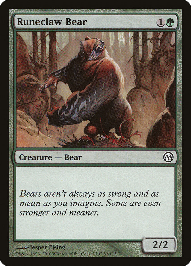 Runeclaw Bear [Duels of the Planeswalkers] | Dragon's Lair Comics and Fantasy Houston TX