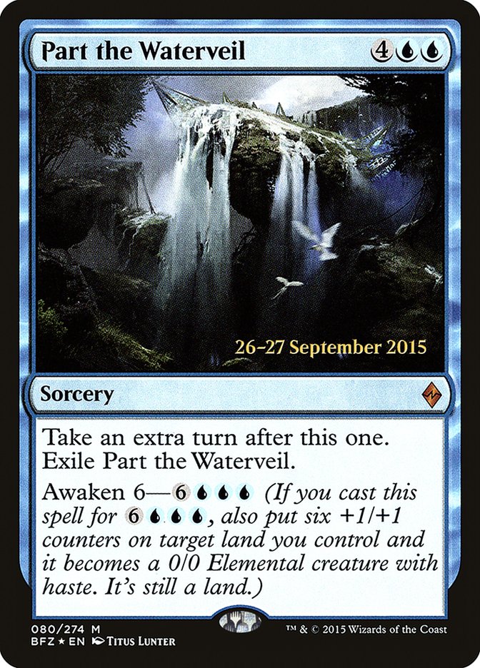 Part the Waterveil [Battle for Zendikar Prerelease Promos] | Dragon's Lair Comics and Fantasy Houston TX