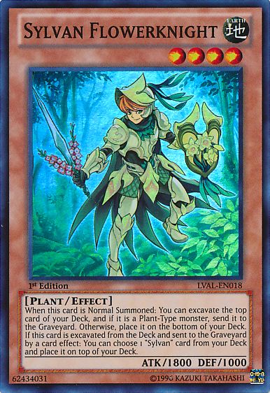 Sylvan Flowerknight [LVAL-EN018] Super Rare | Dragon's Lair Comics and Fantasy Houston TX