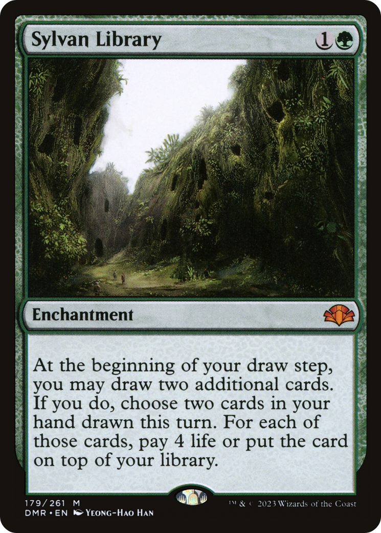 Sylvan Library [Dominaria Remastered] | Dragon's Lair Comics and Fantasy Houston TX