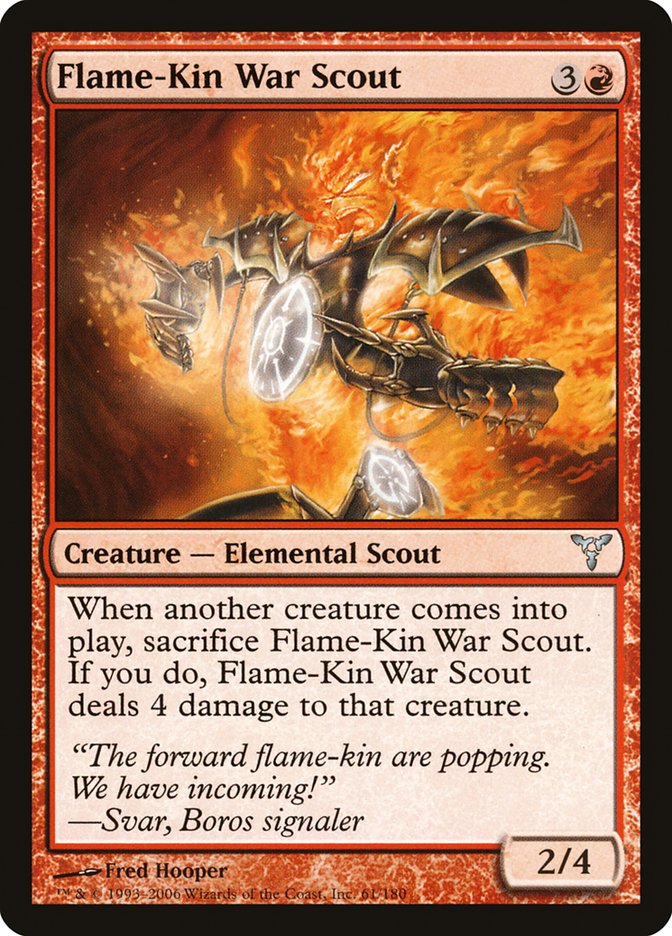 Flame-Kin War Scout [Dissension] | Dragon's Lair Comics and Fantasy Houston TX