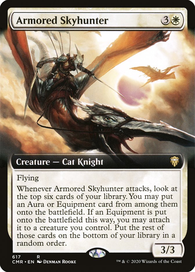 Armored Skyhunter (Extended Art) [Commander Legends] | Dragon's Lair Comics and Fantasy Houston TX