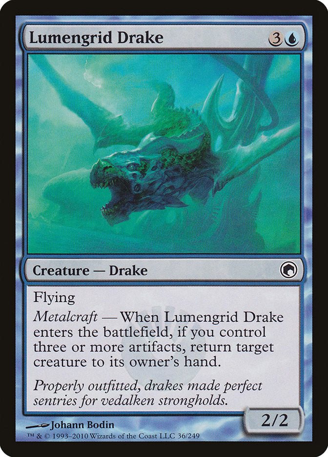 Lumengrid Drake [Scars of Mirrodin] | Dragon's Lair Comics and Fantasy Houston TX