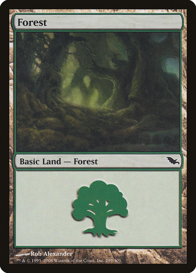 Forest (299) [Shadowmoor] | Dragon's Lair Comics and Fantasy Houston TX