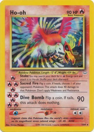 Ho-oh (7/64) [Neo Revelation Unlimited] | Dragon's Lair Comics and Fantasy Houston TX