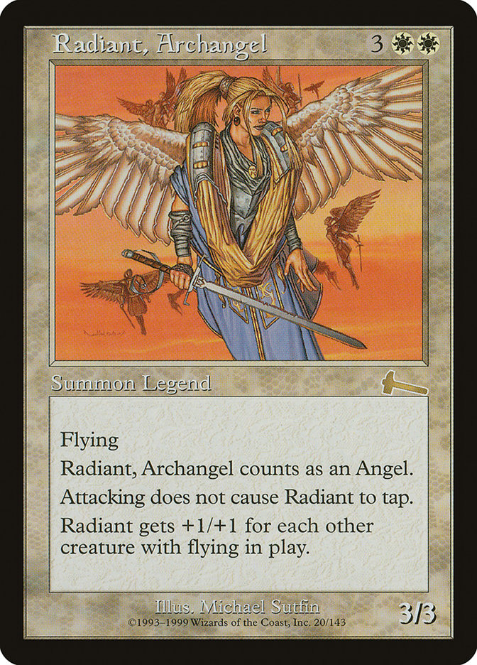 Radiant, Archangel [Urza's Legacy] | Dragon's Lair Comics and Fantasy Houston TX