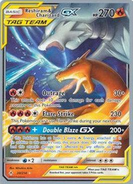 Reshiram & Charizard GX (20/214) (Fire Box - Kaya Lichtleitner) [World Championships 2019] | Dragon's Lair Comics and Fantasy Houston TX