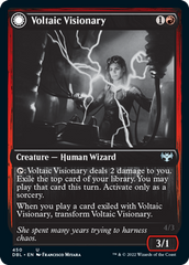 Voltaic Visionary // Volt-Charged Berserker [Innistrad: Double Feature] | Dragon's Lair Comics and Fantasy Houston TX