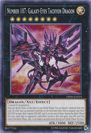 Number 107: Galaxy-Eyes Tachyon Dragon [OP09-EN019] Common | Dragon's Lair Comics and Fantasy Houston TX