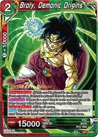 Broly, Demonic Origins (BT7-117_PR) [Assault of the Saiyans Prerelease Promos] | Dragon's Lair Comics and Fantasy Houston TX