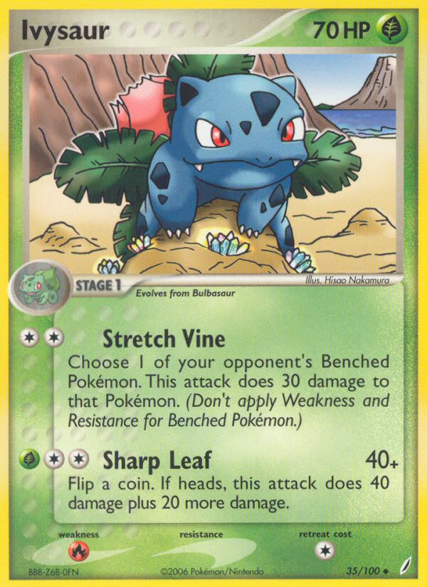 Ivysaur (35/100) [EX: Crystal Guardians] | Dragon's Lair Comics and Fantasy Houston TX