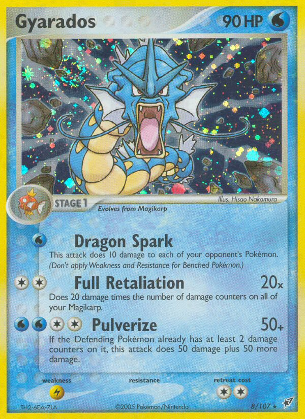 Gyarados (8/107) [EX: Deoxys] | Dragon's Lair Comics and Fantasy Houston TX