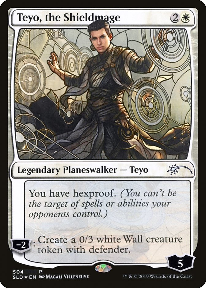 Teyo, the Shieldmage (Stained Glass) [Secret Lair Drop Promos] | Dragon's Lair Comics and Fantasy Houston TX