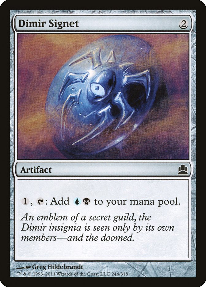 Dimir Signet [Commander 2011] | Dragon's Lair Comics and Fantasy Houston TX