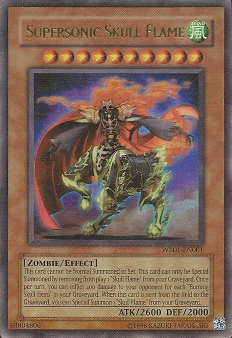 Supersonic Skull Flame [WB01-EN001] Super Rare | Dragon's Lair Comics and Fantasy Houston TX