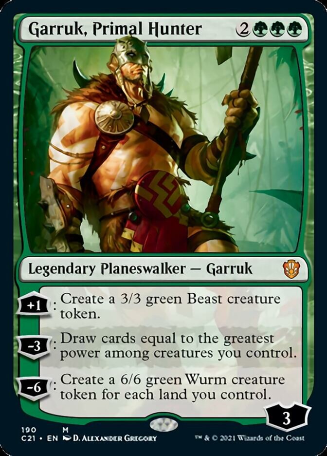 Garruk, Primal Hunter [Commander 2021] | Dragon's Lair Comics and Fantasy Houston TX