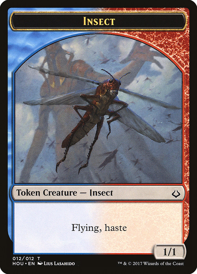 Champion of Wits // Insect Double-Sided Token [Hour of Devastation Tokens] | Dragon's Lair Comics and Fantasy Houston TX