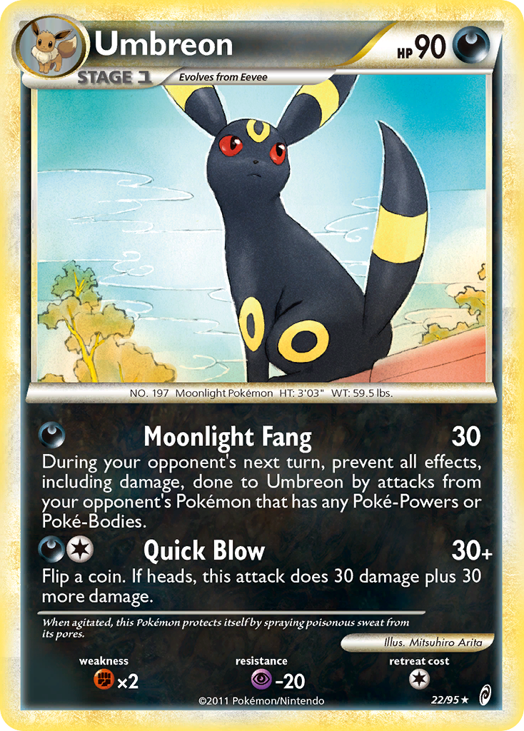 Umbreon (22/95) [HeartGold & SoulSilver: Call of Legends] | Dragon's Lair Comics and Fantasy Houston TX