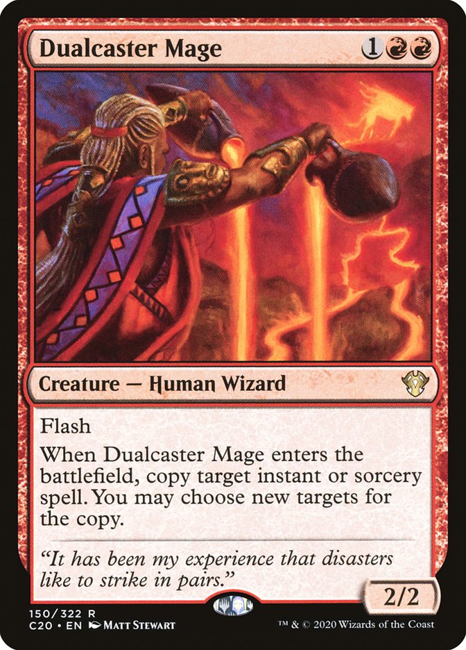 Dualcaster Mage [Commander 2020] | Dragon's Lair Comics and Fantasy Houston TX