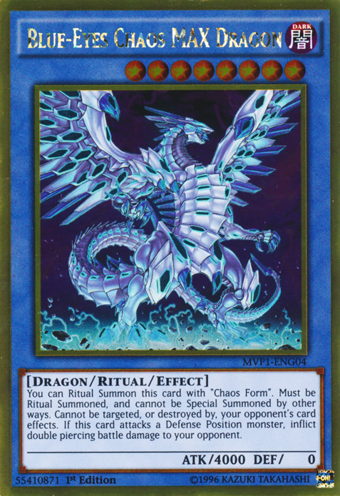 Blue-Eyes Chaos MAX Dragon [MVP1-ENG04] Gold Rare | Dragon's Lair Comics and Fantasy Houston TX