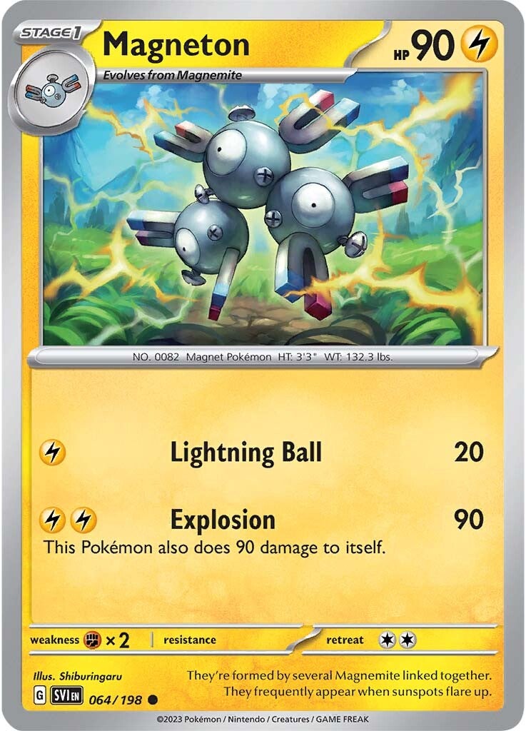 Magneton (064/198) [Scarlet & Violet: Base Set] | Dragon's Lair Comics and Fantasy Houston TX