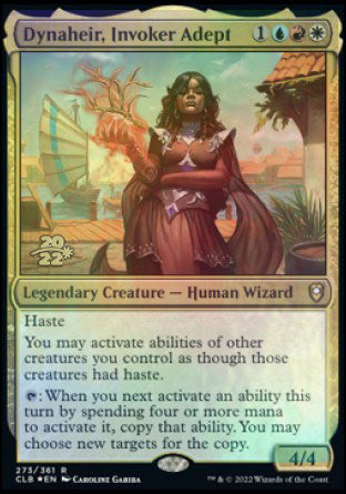 Dynaheir, Invoker Adept [Commander Legends: Battle for Baldur's Gate Prerelease Promos] | Dragon's Lair Comics and Fantasy Houston TX