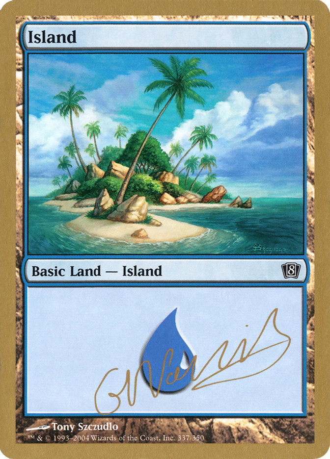 Island (gn337) (Gabriel Nassif) [World Championship Decks 2004] | Dragon's Lair Comics and Fantasy Houston TX