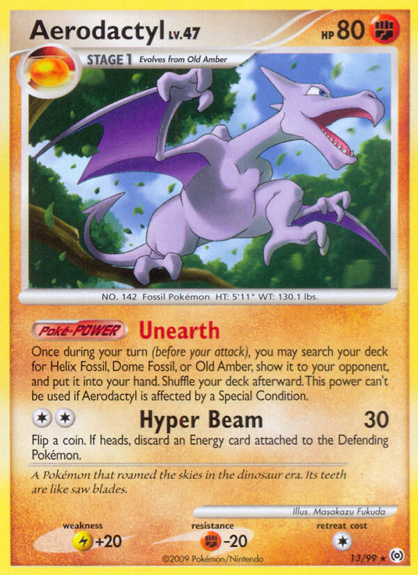 Aerodactyl (13/99) [Platinum: Arceus] | Dragon's Lair Comics and Fantasy Houston TX