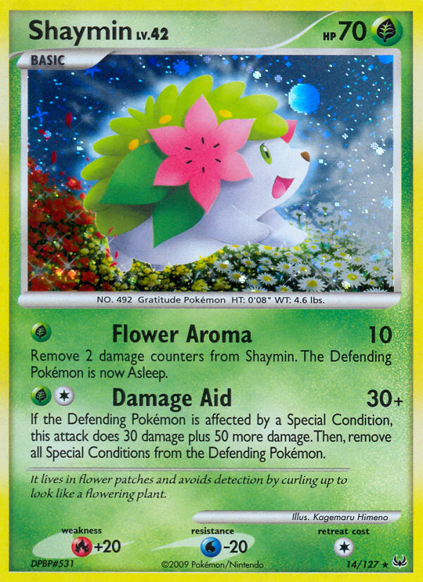 Shaymin (14/127) [Platinum: Base Set] | Dragon's Lair Comics and Fantasy Houston TX