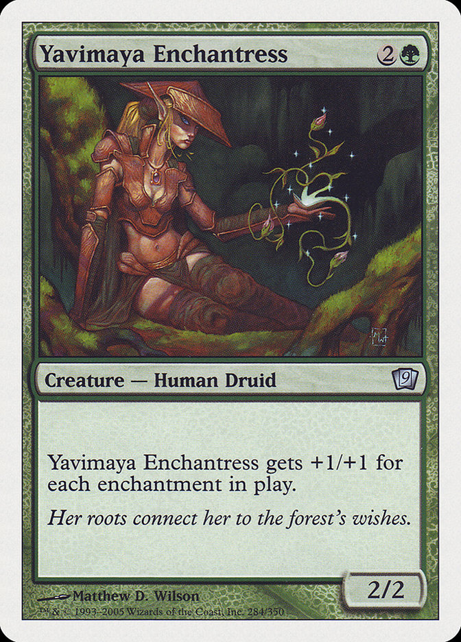 Yavimaya Enchantress [Ninth Edition] | Dragon's Lair Comics and Fantasy Houston TX