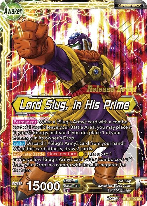 Lord Slug // Lord Slug, in His Prime (Fighter's Ambition Holiday Pack) (BT19-100) [Tournament Promotion Cards] | Dragon's Lair Comics and Fantasy Houston TX