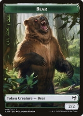 Treasure // Bear Double-Sided Token [Kaldheim Tokens] | Dragon's Lair Comics and Fantasy Houston TX