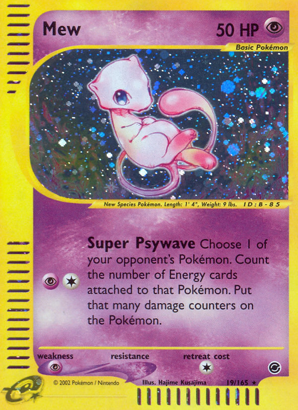 Mew (19/165) [Expedition: Base Set] | Dragon's Lair Comics and Fantasy Houston TX