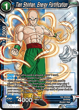 Tien Shinhan, Energy Fortification (Common) (BT13-045) [Supreme Rivalry] | Dragon's Lair Comics and Fantasy Houston TX