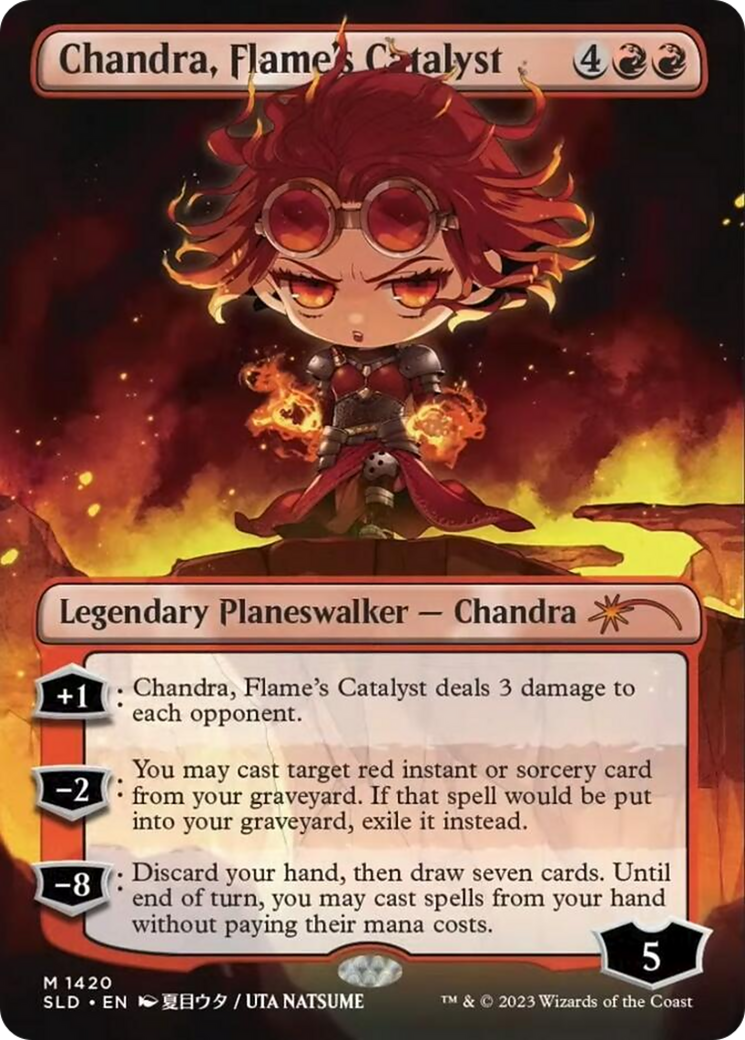 Chandra, Flame's Catalyst (Rainbow Foil) [Secret Lair Drop Series] | Dragon's Lair Comics and Fantasy Houston TX