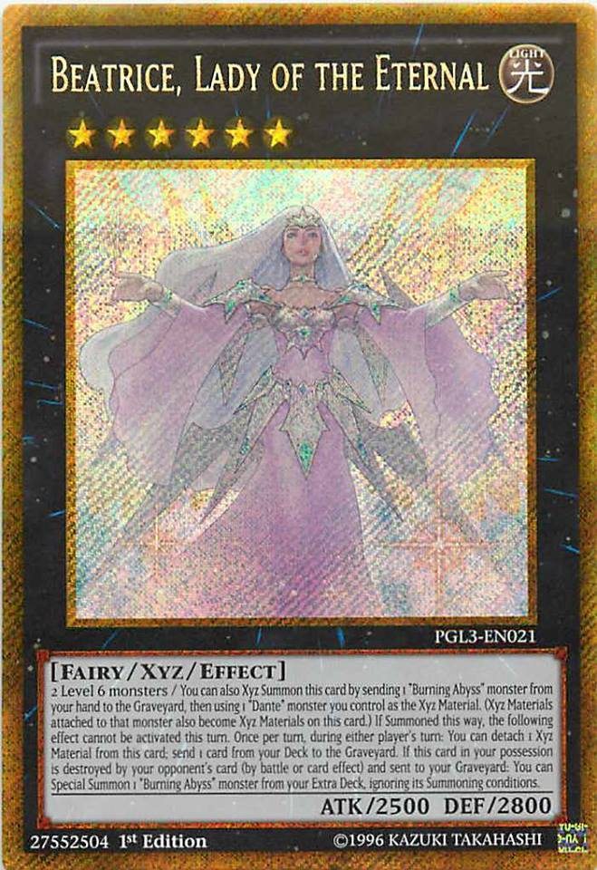 Beatrice, Lady of the Eternal [PGL3-EN021] Gold Secret Rare | Dragon's Lair Comics and Fantasy Houston TX