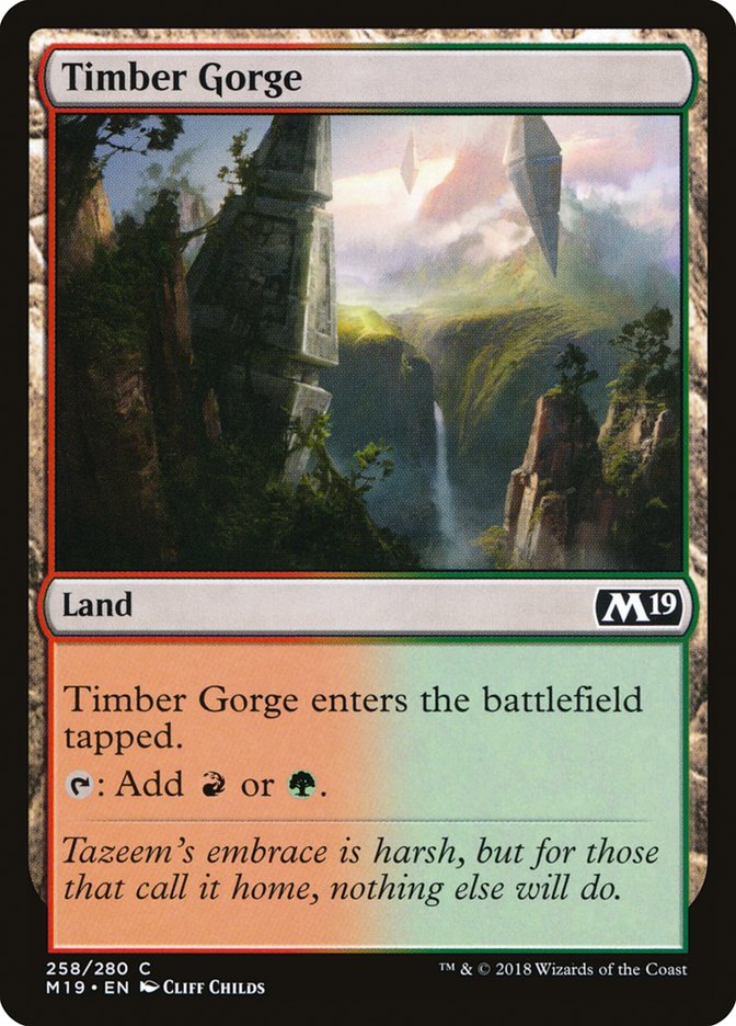 Timber Gorge [Core Set 2019] | Dragon's Lair Comics and Fantasy Houston TX