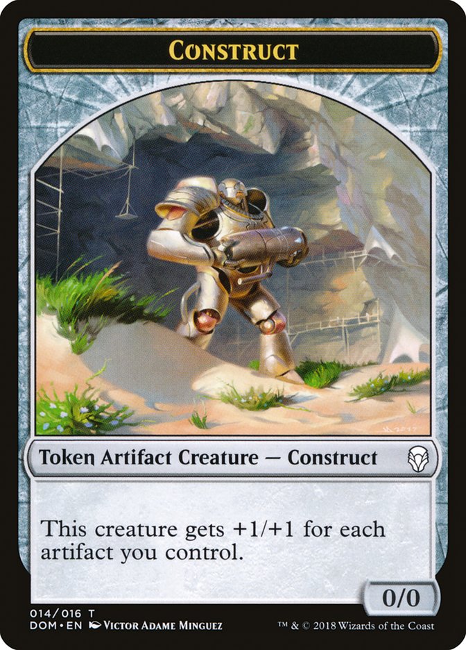 Construct Token [Dominaria Tokens] | Dragon's Lair Comics and Fantasy Houston TX