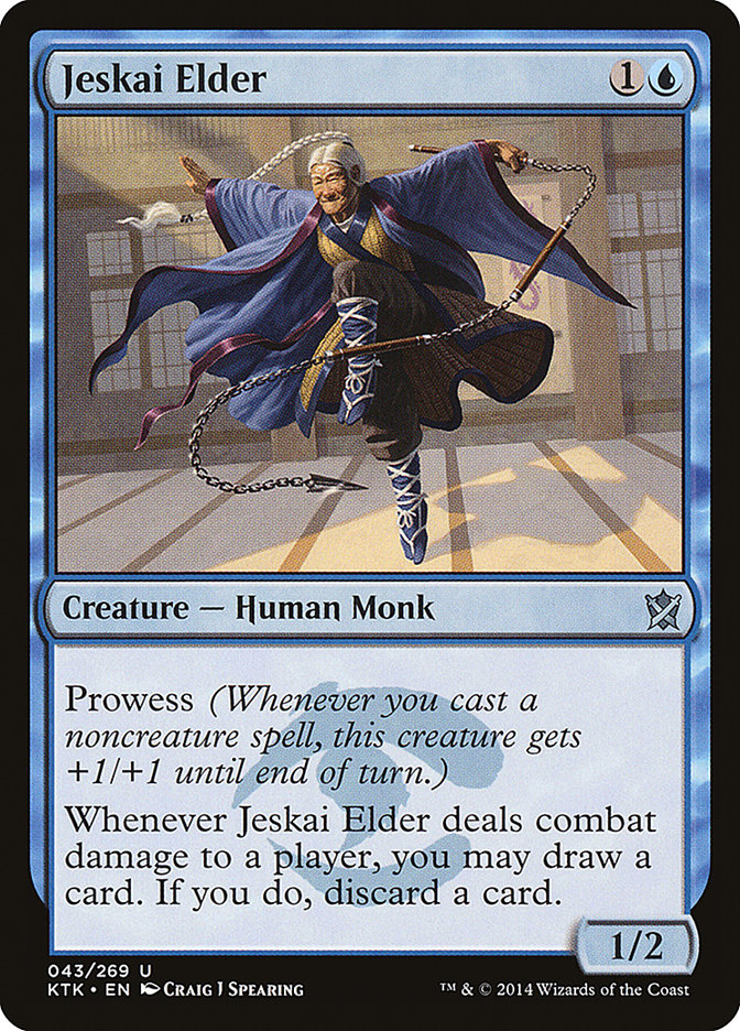 Jeskai Elder [Khans of Tarkir] | Dragon's Lair Comics and Fantasy Houston TX