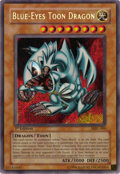 Blue-Eyes Toon Dragon [MRL-000] Secret Rare | Dragon's Lair Comics and Fantasy Houston TX