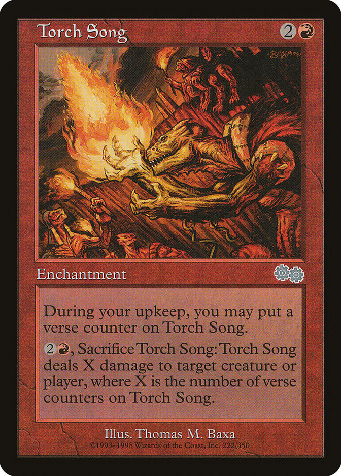 Torch Song [Urza's Saga] | Dragon's Lair Comics and Fantasy Houston TX