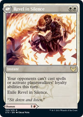 Flamescroll Celebrant // Revel in Silence [Strixhaven: School of Mages Prerelease Promos] | Dragon's Lair Comics and Fantasy Houston TX