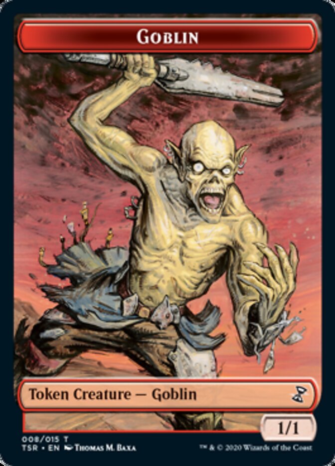 Goblin Token [Time Spiral Remastered Tokens] | Dragon's Lair Comics and Fantasy Houston TX