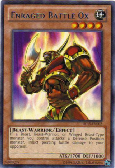 Enraged Battle Ox (Blue) [DL15-EN002] Rare | Dragon's Lair Comics and Fantasy Houston TX