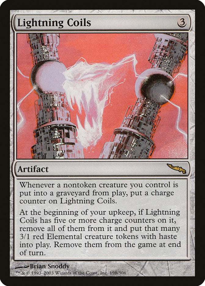 Lightning Coils [Mirrodin] | Dragon's Lair Comics and Fantasy Houston TX